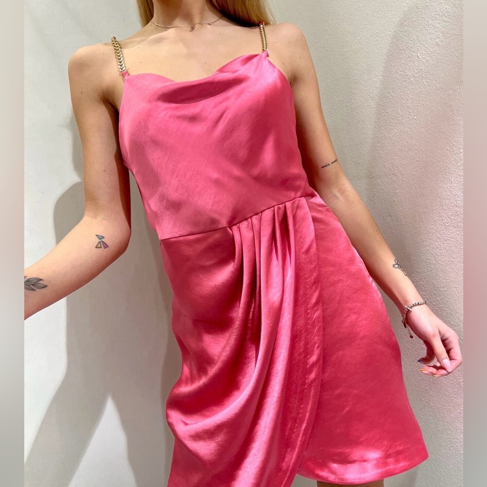 KONTATTO Fuchsia Women’s Short Dress Size Small NWT - Picture 4 of 4